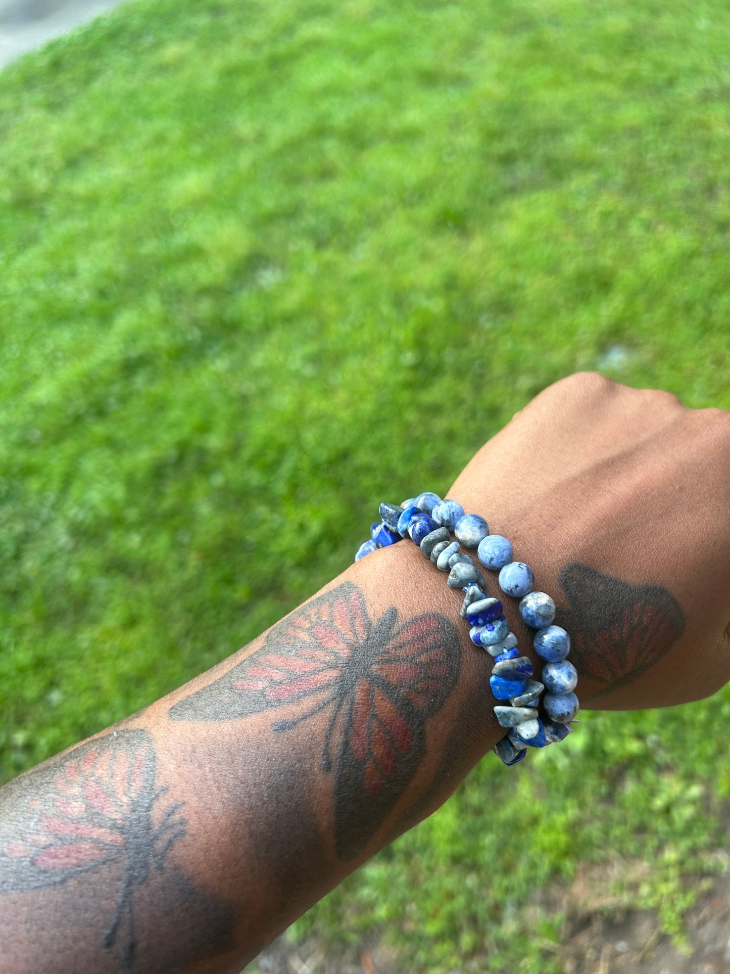 Sodalite Crystal Bracelet (Set)