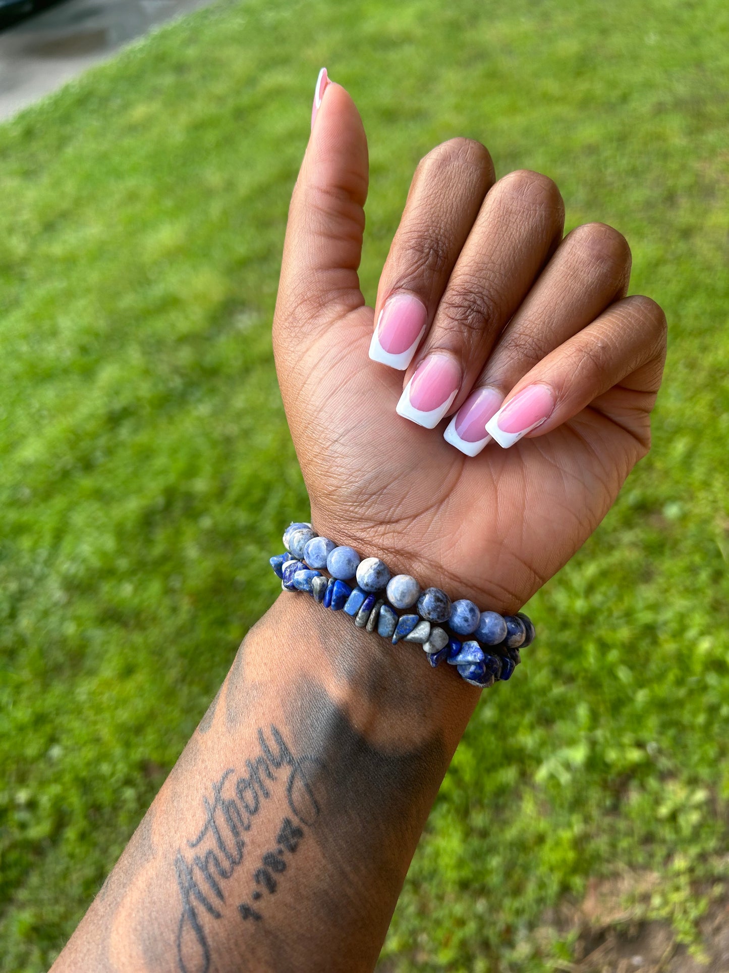 Sodalite Crystal Bracelet (Set)